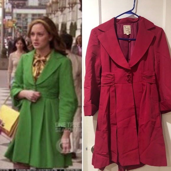 Nanette Lepore Bow Coat 8 Gossip Girl 